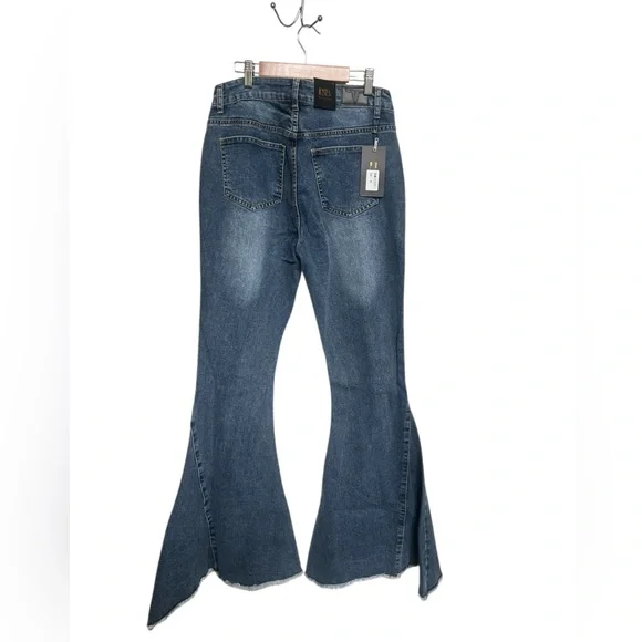 Lucky & Blessed MID Wash Flare Jeans - Picture 6 of 16